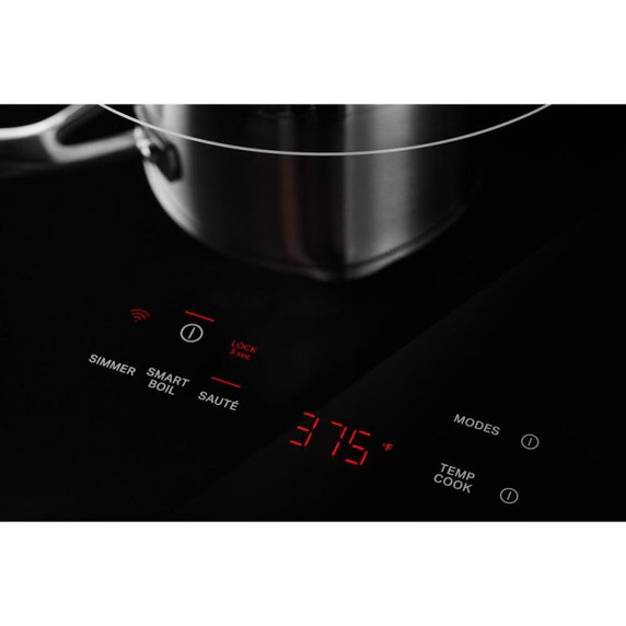 Whirlpool® 36" Intelligent Induction Cooktop with Temp Cook™ Technology and WipeClean™ Coating WCIT7536SB
