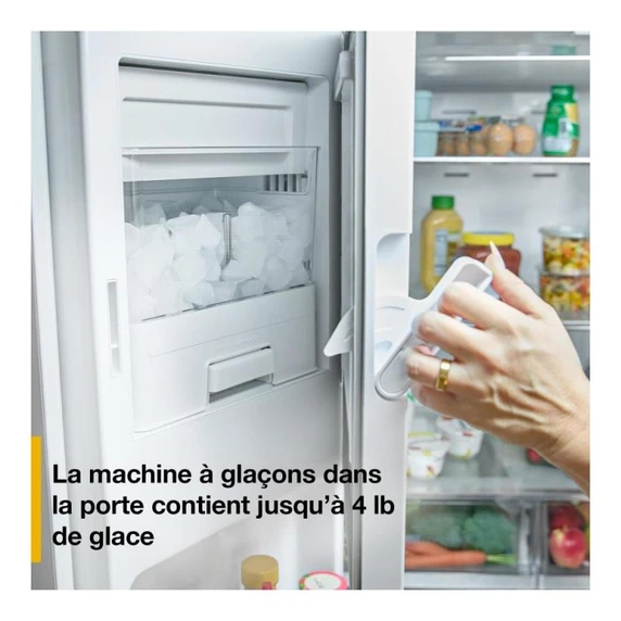 Whirlpool® 29 Cu. Ft. Family-Sized Capacity French door refrigerator with Flexible Temperature Drawer WRMF3636SZ