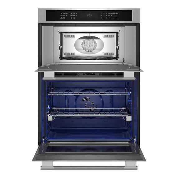 Kitchenaid® 30-inch Electric Combo Wall Oven with No Preheat Air Fry Mode - PrintShield™ Finish KOEC530SPS