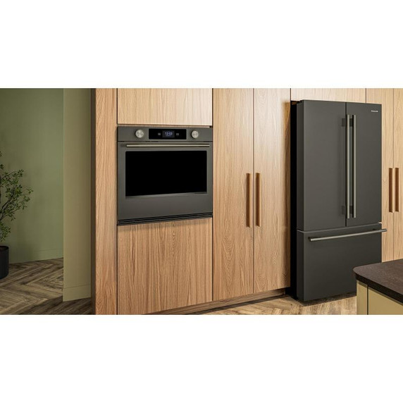 Kitchenaid® 30-inch Smart Electric Single Wall Oven with Assisted Cooking Modes - Black Ore KOES730SBE