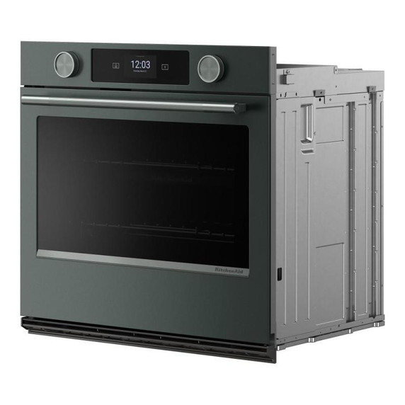 Kitchenaid® 30-inch Smart Electric Single Wall Oven with Intelligent Cooking Camera - Juniper KOES930SJP
