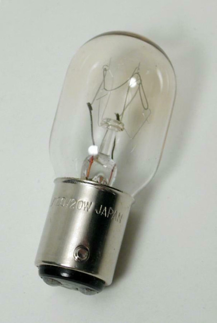 Bulb, 20 watt, 110-120 volt tungsten