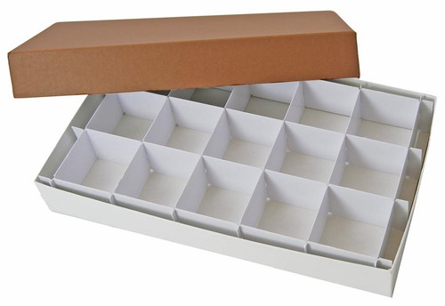 Collection display box, 15 compartments
