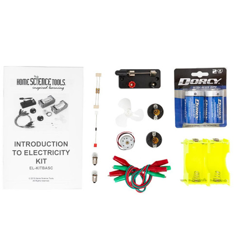 Electricity Science Kit contents photo