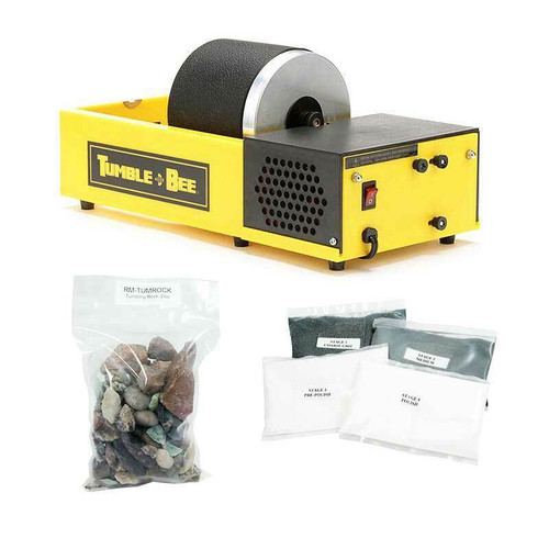 tumble-bee rotary rock tumbler polish kit