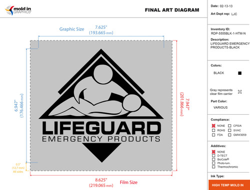LIFEGUARD EMERGENCY PRODUCTS - BLACK