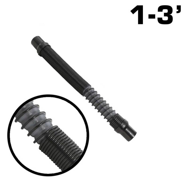 Rugged Radios 1 to 3 Ft MAC-X Expandable Ultra Flex Helmet Air Pumper System Hose by Rugged Radios - MAC-X-HOSE-12