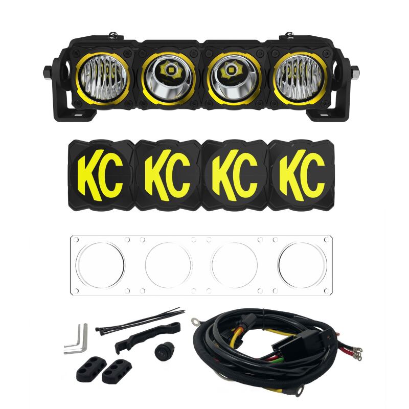 KC HiLiTES FLEX ERA LED 10in. Light Bar - Master Kit - 291