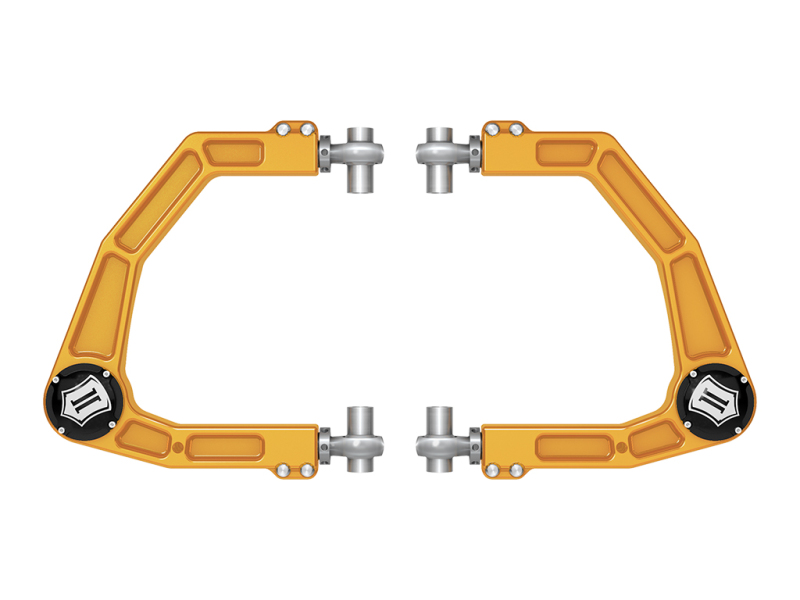 ICON 2024 Toyota Tacoma Billet Upper Control Arm w/ Delta Joint Pro - Gold Anodized - 58552GDJ