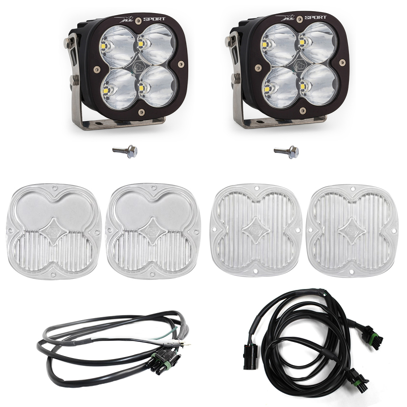 Baja Designs 2021+ Ford Bronco A Piller Light Kit XL Sport Spot w/Upfitter - 447753UP