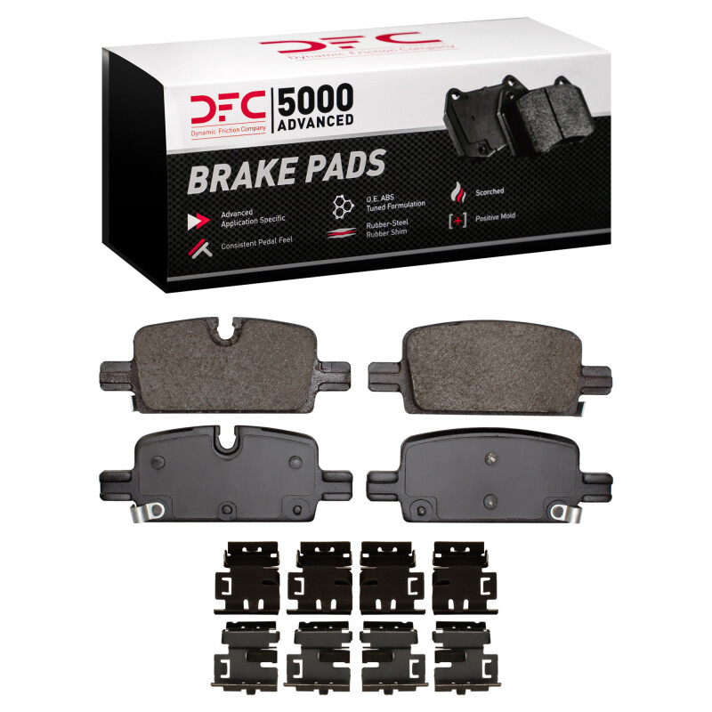 DFC 19-26 Chevrolet Silverado 1500 Rear 5000 Advanced Ceramic Brake Pads and Hardware Kit - 1551-2174-01