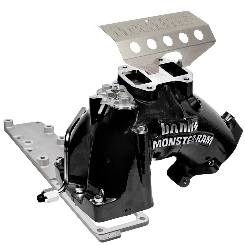 Banks Power 2007.5-2012 Ram 6.7L Monster-Ram Intake System Gen-2 w/Fuel Line - Black w/Heater System - 42797-B