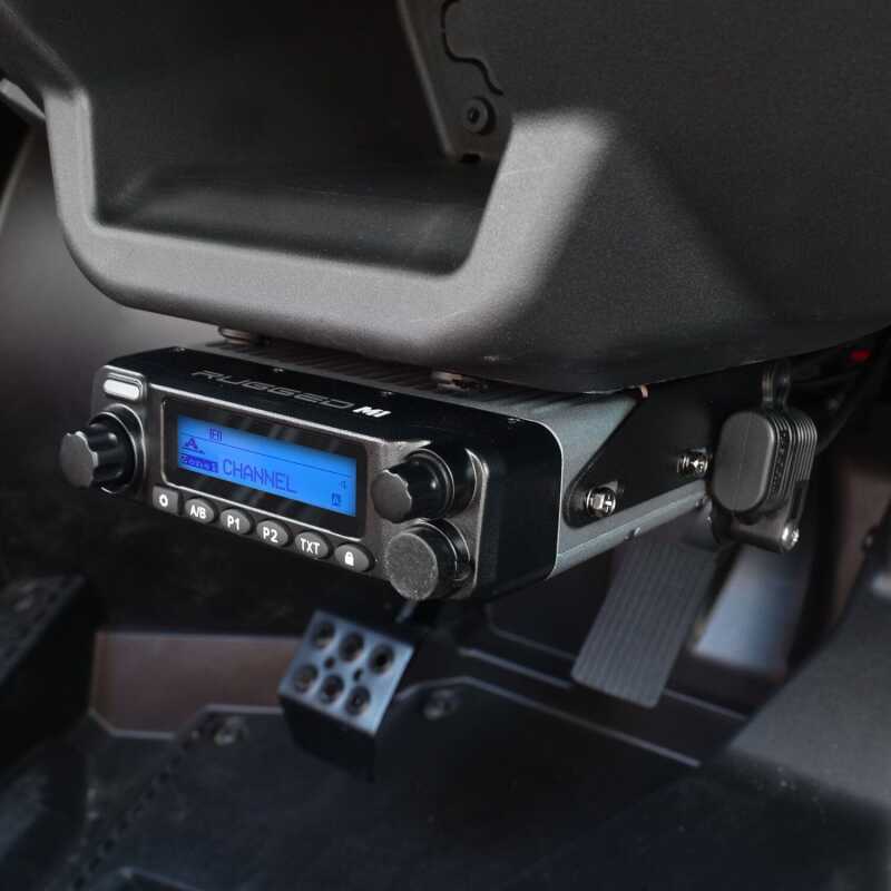 Rugged Radios Polaris RZR XP Comp Comm Kit w/ Rocker Switch BT 2-Way Radio STX Remote Head/ G1 GMRS - XP-STX-RS-G1-HK