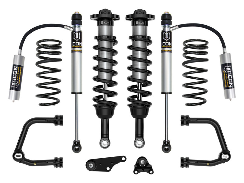 ICON 2024+ Toyota Tacoma 1.25in-3in Stage 3 Suspension System Tubular w/ Triple Rate Spring - K53293TS