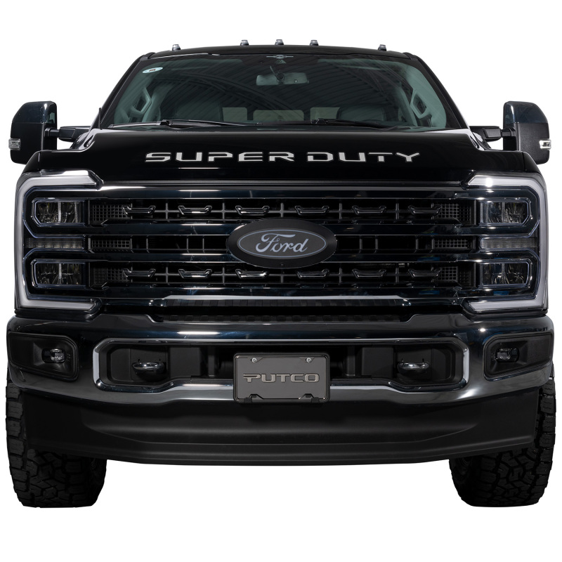 Putco 25-26 Ford Super Duty Front Emblem (w/ Camera Cutout and w/o Washer Opening) - 92804