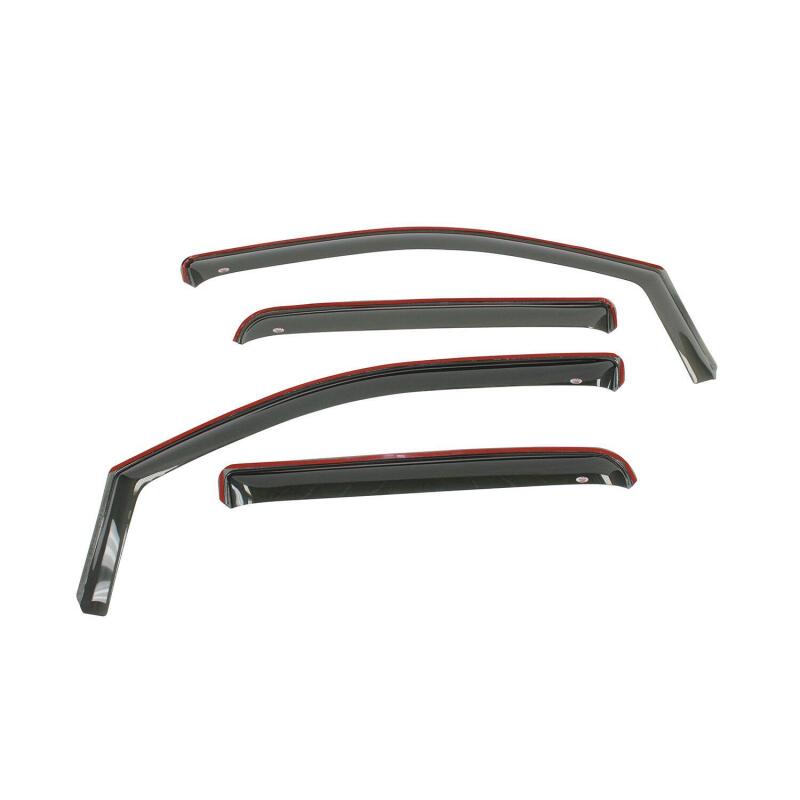 Westin 2007-2018 Toyota Tundra Crew Max In-Channel Wind Deflector 4pc - Smoke - 72-88415