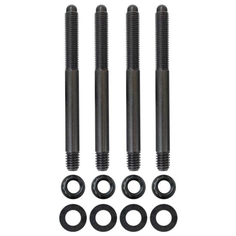 Moroso 5/16in-24 x 3.5in Long 12-Point Nuts Carburetor Stud Kit - 37964
