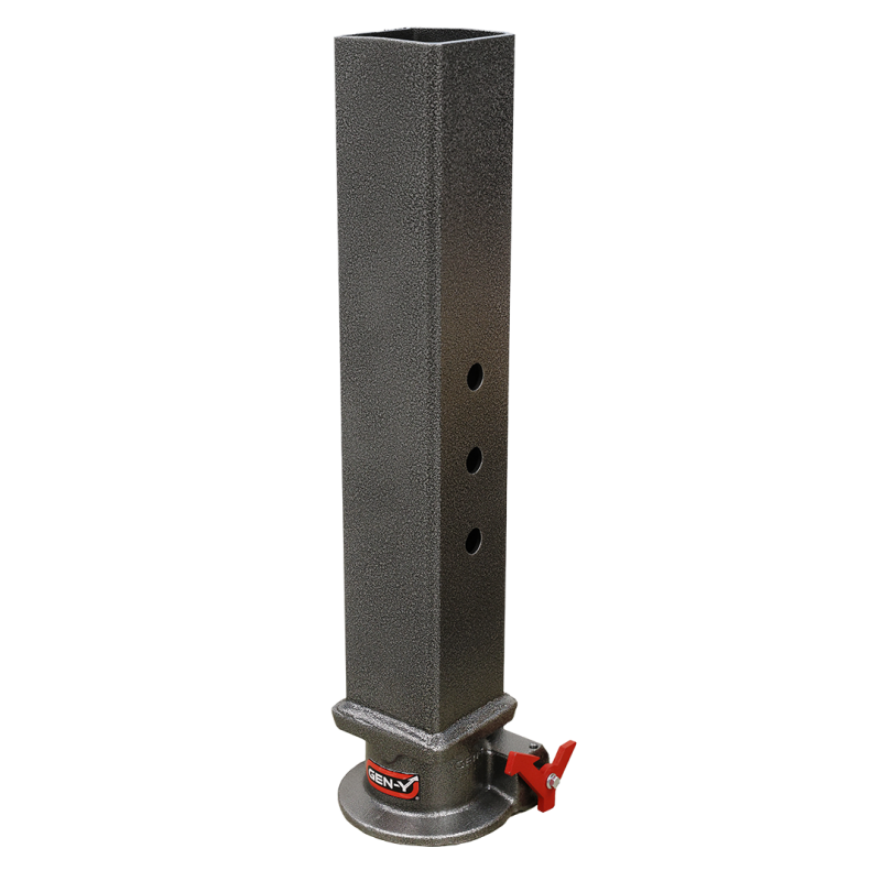 Gen-Y Viking 4in Square Tube Gooseneck Static Hitch w/SnapLatch 2-5/16in Coupler 8.5K TW 30K - GH-7101
