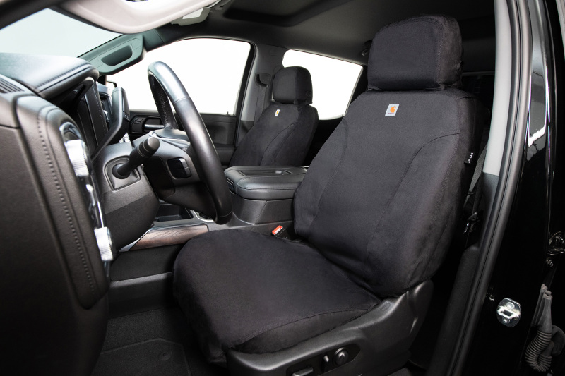Covercraft 2026 Jeep Wrangler 2-Door (MT) Carhartt Super Dux SeatSaver Custom Front Row Seat Covers - SSC2645COBK