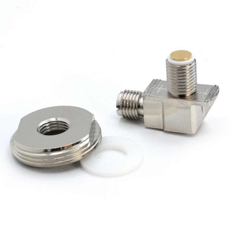 Rugged Radios NMO Bulkhead with Mini UHF Female Connector - NMO-MINI-BULKHEAD