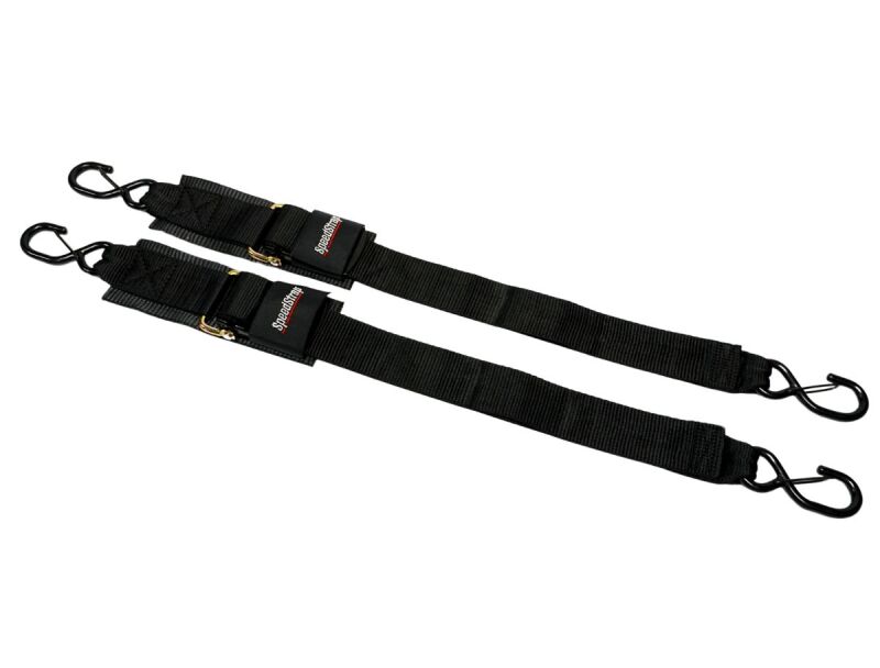 SpeedStrap 2in x 4ft Marine Transom Tie-Down Straps with Snap S-Hooks (2 Pack) - 28600-DSH