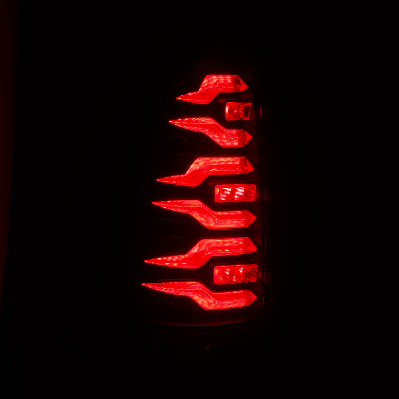 AlphaRex 14-21 Lexus GX470 Luxx-Series LED Tail Lights -Black - 678009