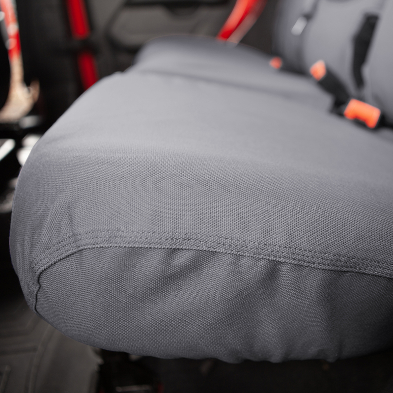Covercraft 2024+ Ford Ranger SuperCrew Carhartt SeatSaver Custom Front Row Seat Covers - Gravel - SSC2617CAGY