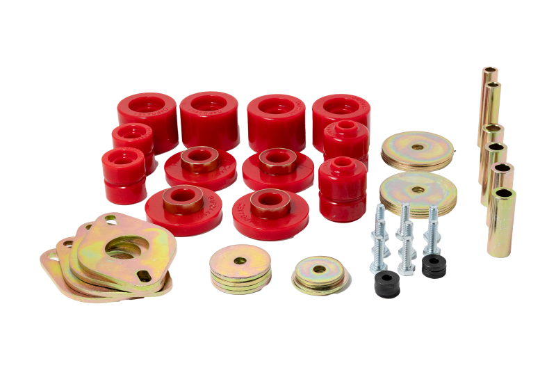 Energy Suspension 07-13 Toyota Tundra Body Mount Set - Red - 8.4118R