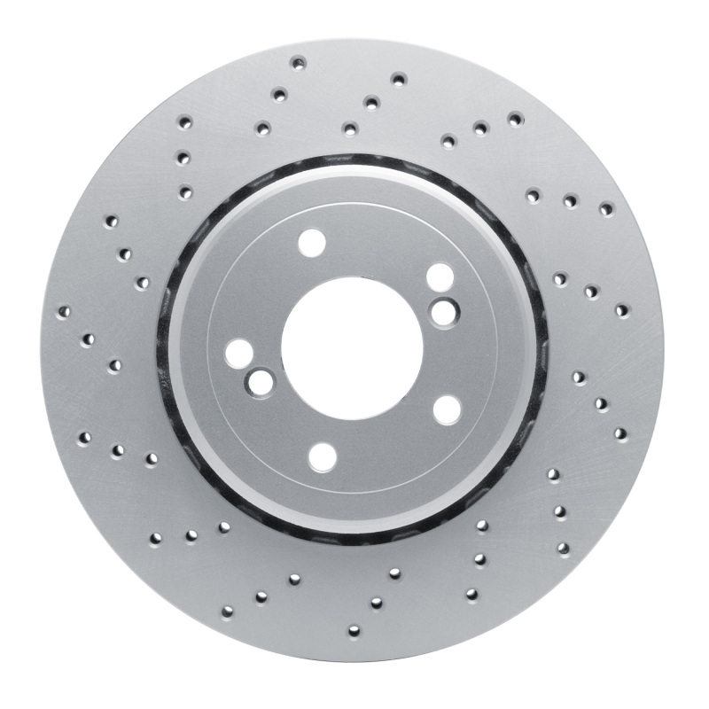 DFC 08-11 BMW 1 Series M Rear Left Drilled Hi-Carbon Alloy Geomet Coated Rotor - 920-31091D
