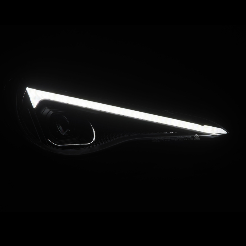 AlphaRex 13-20 Toyota GT86/Subaru BRZ/Scion FRS LUXX-Series LED Proj Hdlights Black Seq Signal/DRL - 880900