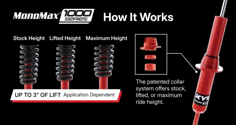 KYB 99-16 Ford F250 Super Duty / F350 Super Duty 1000 Series Rear Shock - KP1013
