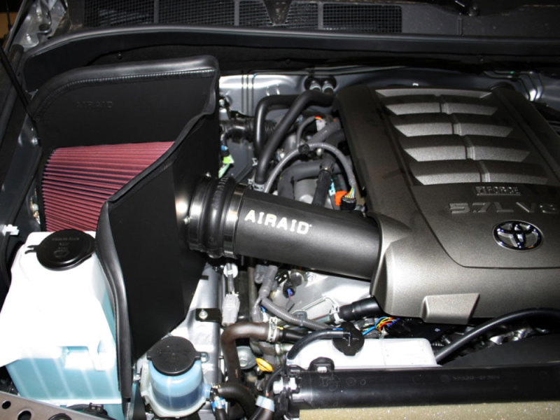 Airaid 07-14 Toyota Tundra/Sequoia 4.6L/5.7L V8 CAD Intake System w/ Tube (Dry / Red Media) - 511-213