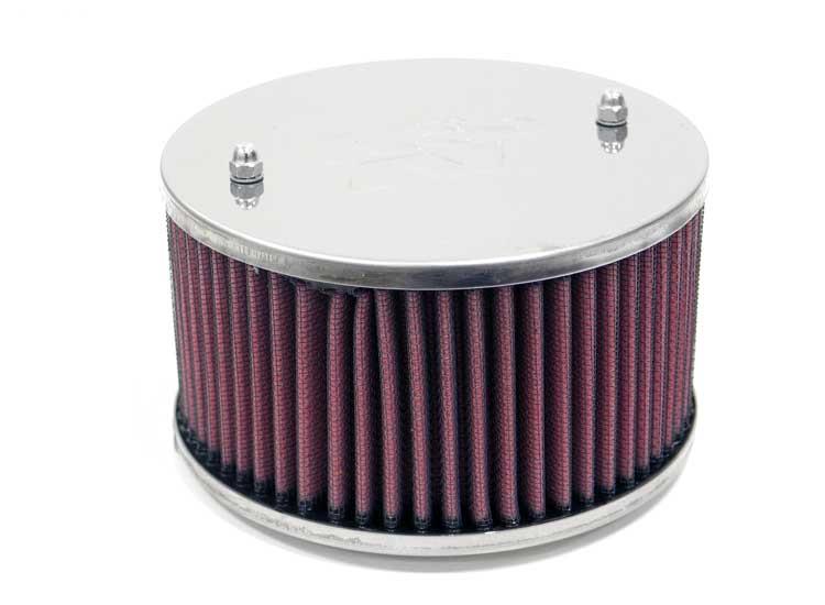 K&N Universal Custom Air Filter - Round 1.625in Flange / 1.625in ID / 2.75in Overall Height - 56-9095