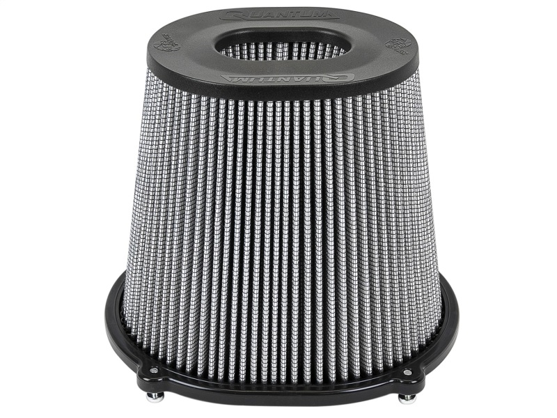 aFe Quantum Pro DRY S Air Filter Inverted Top - 5in Flange x 8in Height - Dry PDS - 21-91132