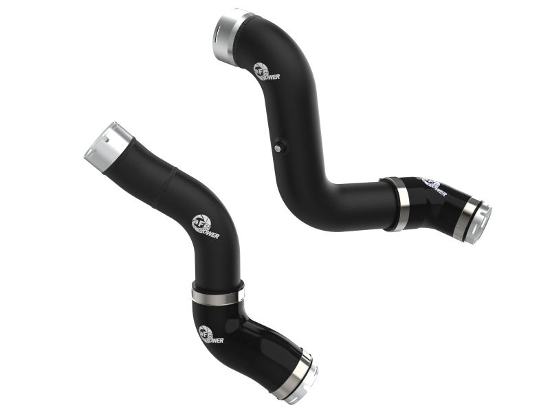 aFe 23-25 GM Colorado/Canyon L4-2.7L BladeRunner Aluminum Hot and Cold Charge Pipe Kit - Black - 46-20744-B