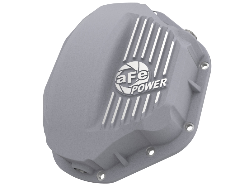 aFe Rear Differential Cover (Raw; Street Series); Dodge Diesel Trucks 94-02 L6-5.9L (td) - 46-70030