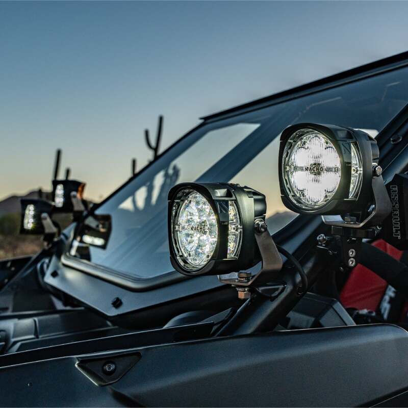 Nacho Lighting Quatro Combo 4in. Offroad LED Light - Pair - PM411