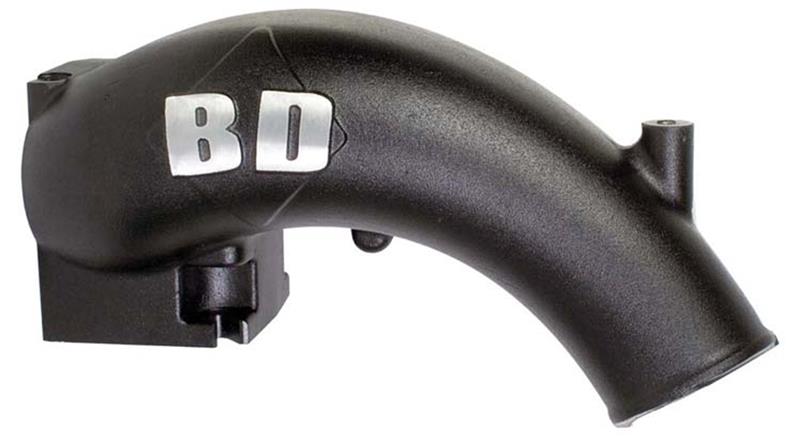 BD Diesel X-Flow Power Intake Elbow (Black) - Dodge 1998-2002 5.9L 24-valve - 1041550