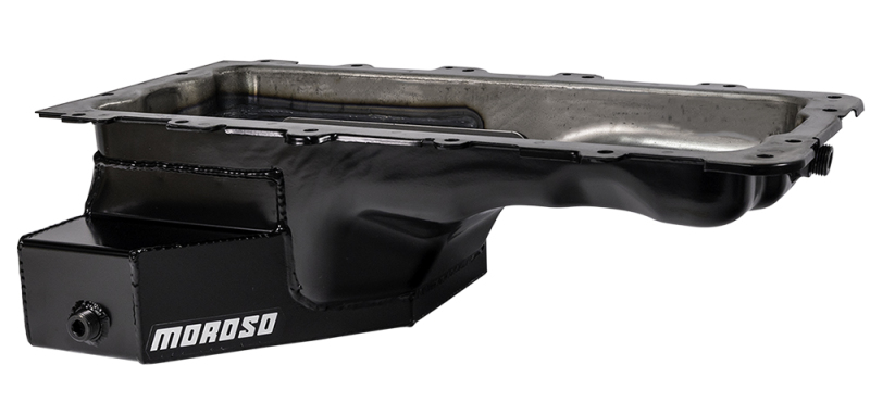 Moroso Ford 4.6/5.4L (w/Rear Sump) Road Race Baffled Wet Sump 8qt 6.5in Steel Oil Pan - 20548