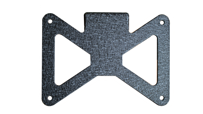 Fishbone Offroad 2018+ Jeep Wrangler JL - Black Aluminum Hawse Fairlead License Plate Mount - FB21098