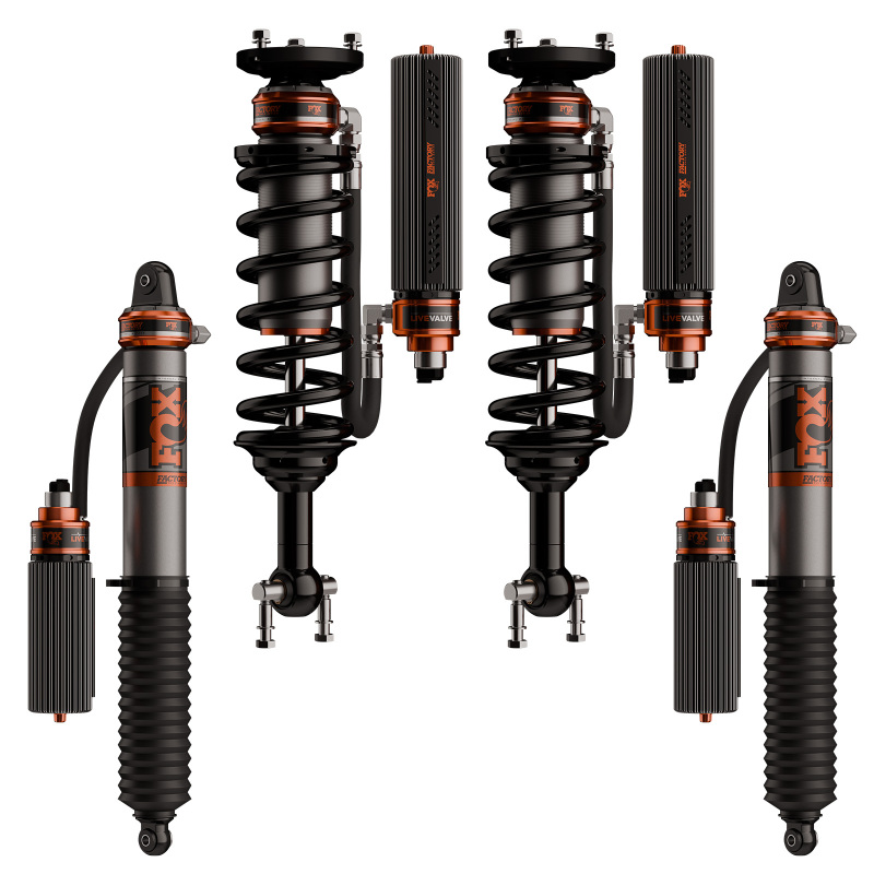 Fox 21-23 Ford F150 Supercrew 3.2 Factory Race Live Valve Front Coilover - 2-2.5in Lift - 883-06-262