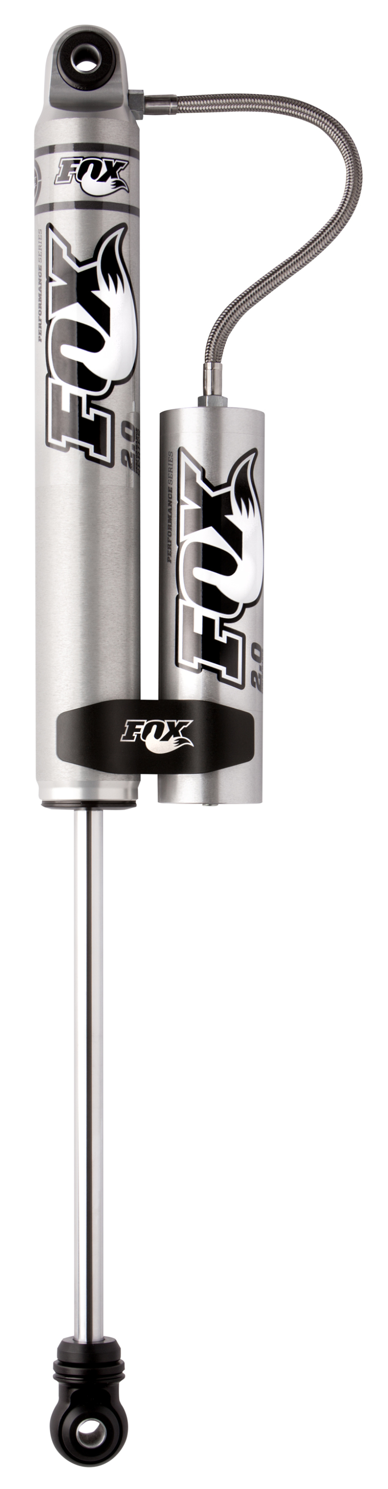 Fox 2.0 Performance Series 14.1in. Smooth Body R/R Shock Aluminum / Std Travel / Eyelet Ends - Black - 985-24-055