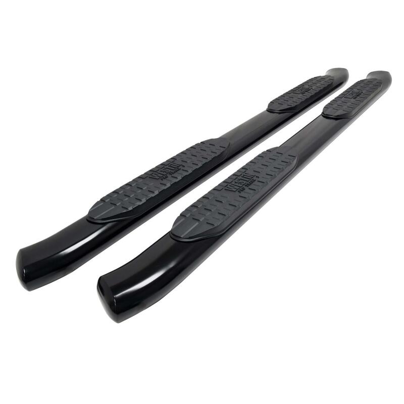 Westin 24-26 Toyota Tacoma Double Cab PRO TRAXX 5 Oval Nerf Step Bars - Black - 21-52785