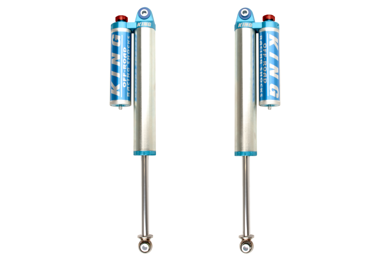 King Shocks 2011+ Chevrolet Silverado 2500/3500/HD Rear 2.5 Dia Piggyback Res Shock w/Adj (Pair) - 25001-303A