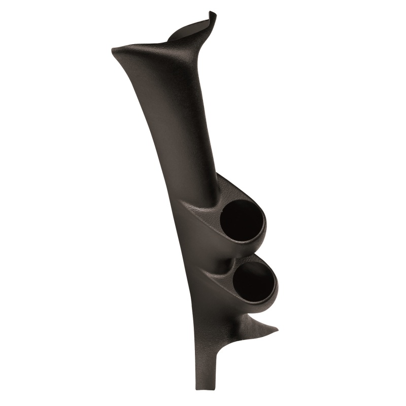 Autometer 99-07 Ford Super Duty / 99-05 Excursion Black Dual 52mm Pillar Pod - 17306