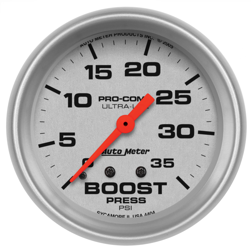 Autometer Ultra-Lite 2 5/8in Mechanical Boost Gauge - 4404