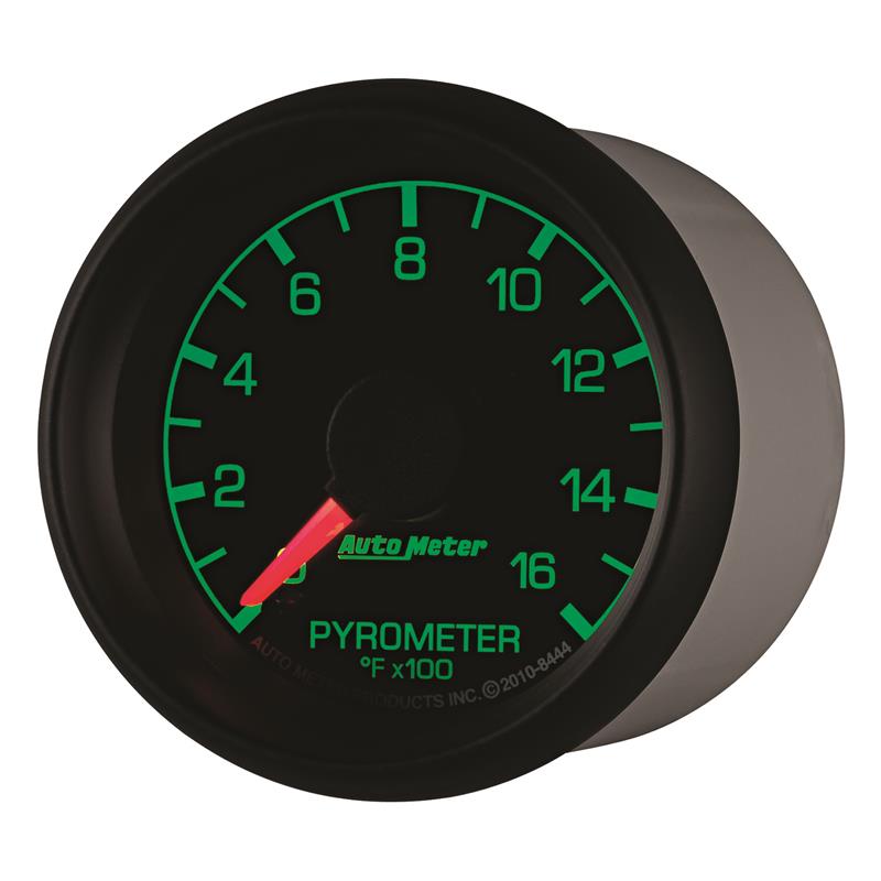 Autometer Factory Match Ford 52.4mm Full Sweep Electronic 0-1600 Deg F EGT/Pyrometer Gauge - 8444