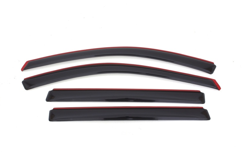 AVS 13-18 Nissan Pathfinder Ventvisor In-Channel Front & Rear Window Deflectors 4pc - Smoke - 194479