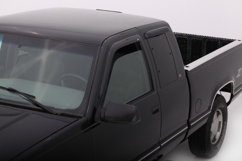AVS 88-99 Chevy CK Ext. Cab Ventvisor Outside Mount Window Deflectors 4pc - Smoke - 94231