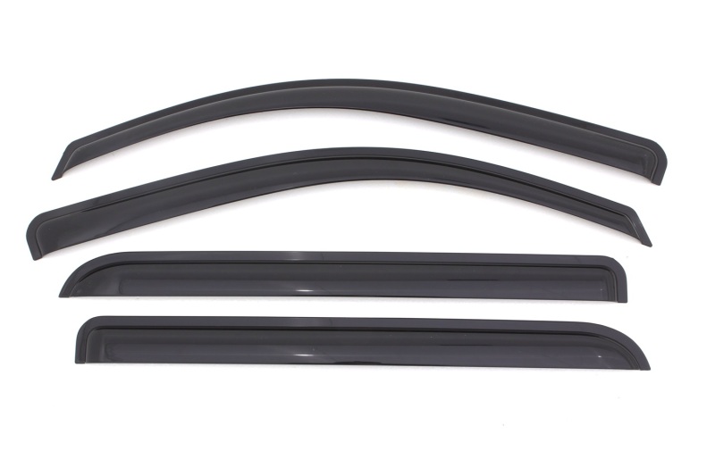 AVS 15-18 Chevy Silverado 2500 Crew Cab Ventvisor Outside Mount Window Deflectors 4pc - Smoke - 94536